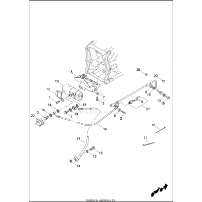 BRAKE LINE & MODULE, REAR, ABS