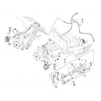 HYDRAULIC BRAKE ASSEMBLY