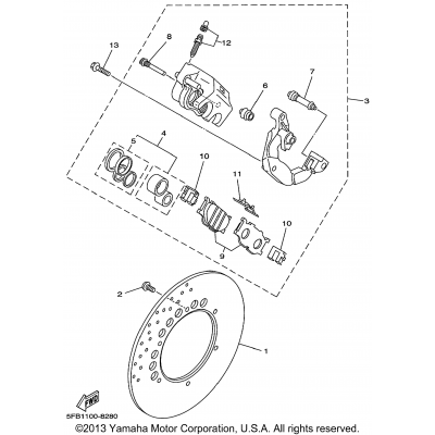 Front Brake Caliper