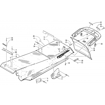 TUNNEL AND REAR BUMPER