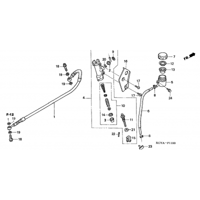 REAR BRAKE MASTER CYLINDER