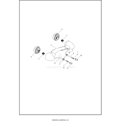 TURN SIGNALS, REAR - FLHC