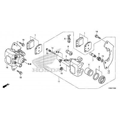 FRONT BRAKE CALIPER