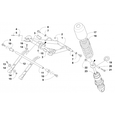 REAR SUSPENSION FRONT ARM ASSEMBLY