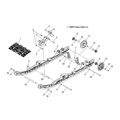 Suspension, Rear /Fsa/Fsb/Mc6fs (4997139713B12)