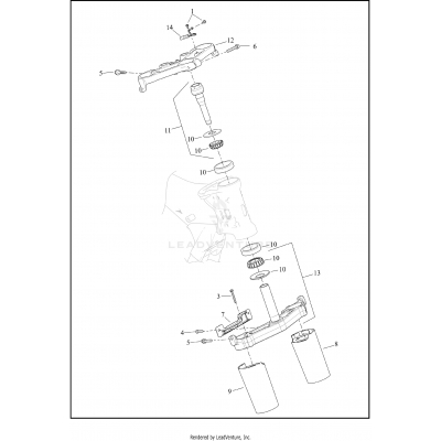 FORK BRACKETS, FRONT