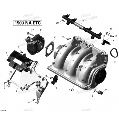 Air Intake Manifold And Throttle Body 1_GTX S155