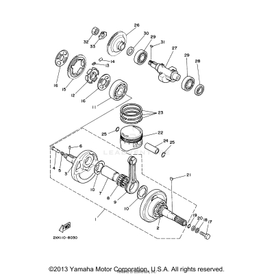 CRANKSHAFT PISTON