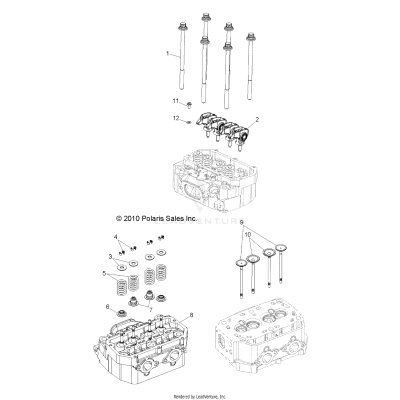 ENGINE, CYLINDER HEAD and VALVES - R11TH76/TY76 ALL OPTIONS (49RGRVALVE11RZRS)
