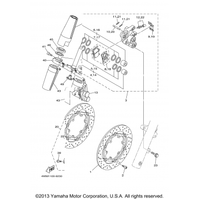 Front Brake Caliper