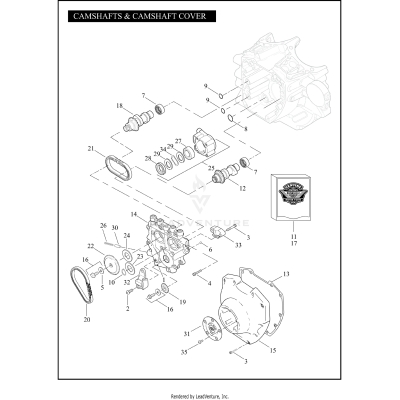CAMSHAFTS & CAMSHAFT COVER - TWIN CAM 96™
