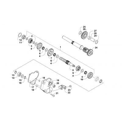 SECONDARY TRANSMISSION ASSEMBLY