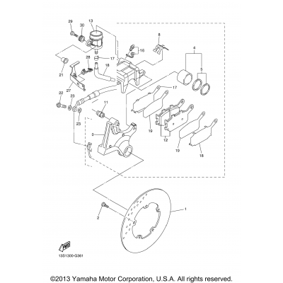 Rear Brake Caliper