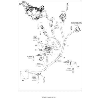 WIRING HARNESS, MAIN (2 OF 10)