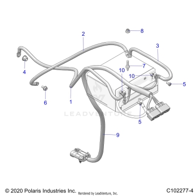ELECTRICAL, BATTERY CABLES - A25SYE95PL (C102277-4)