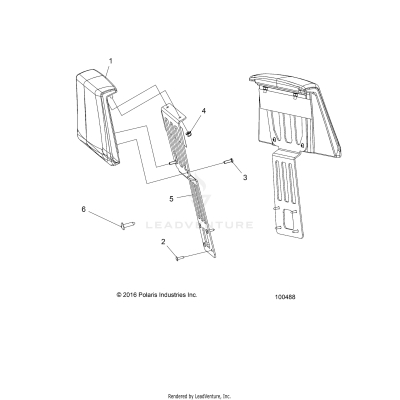 BODY, BOX BACKREST - A17S6S57C1/CM [100488]