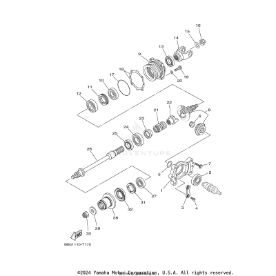 MIDDLE DRIVE GEAR