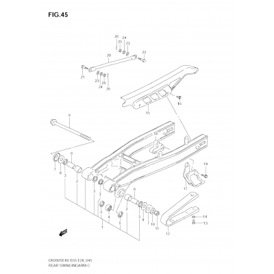 REAR SWINGING ARM