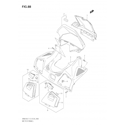 METER PANEL (AN650 L1 E33)
