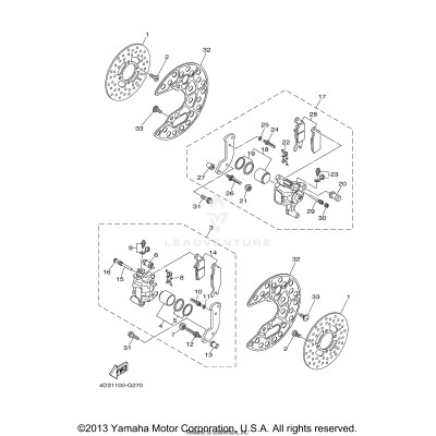 FRONT BRAKE CALIPER