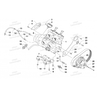 ENGINE AND RELATED PARTS