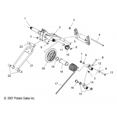 Suspension, Torque Arm, Rear, U.S. S13pr5bsa/Bsl