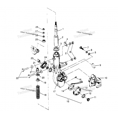 Front Strut Assembly 6X6 300