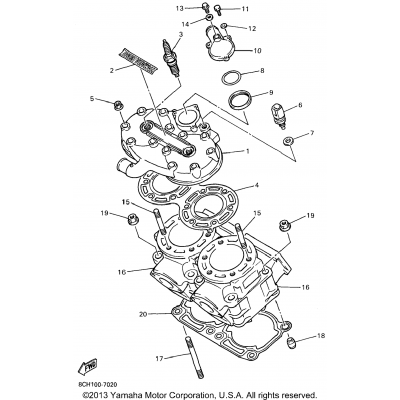 Cylinder Head For Mm600