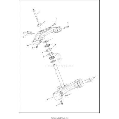 FORK BRACKETS, FRONT - FXBR