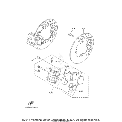 FRONT BRAKE CALIPER