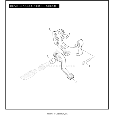 REAR BRAKE CONTROL - XR1200