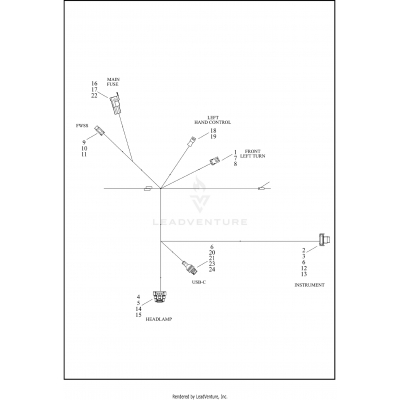 WIRING HARNESS, MAIN RH1250S (5 OF 6)