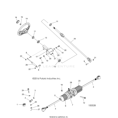 STEERING, STEERING ASM. - A19DBA50A5 (100528)