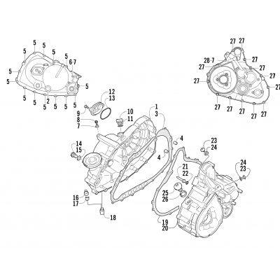 CRANKCASE COVER ASSEMBLY