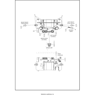 WIRING HARNESS, FAIRING - FLHTP