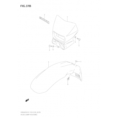 HEADLAMP HOUSING (MODEL K3/K4)