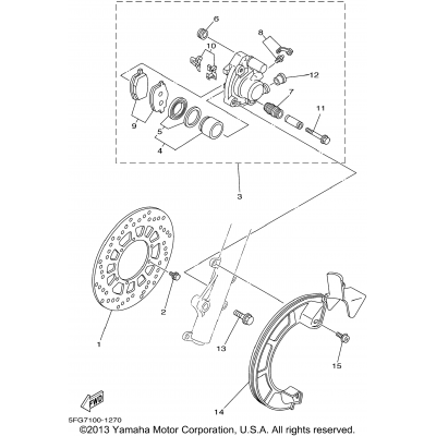 Front Brake Caliper