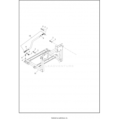 FRAME, REAR