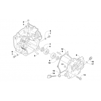 CRANKCASE/COVER ASSEMBLY