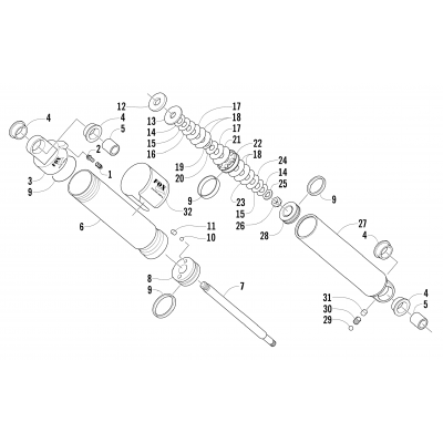 FRONT SUSPENSION SHOCK ABSORBER