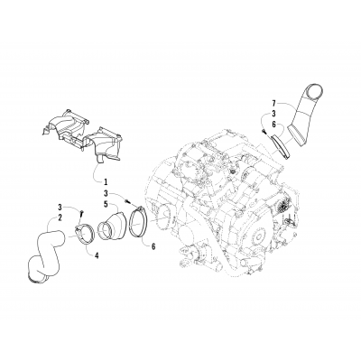 CASE/BELT COOLING ASSEMBLY