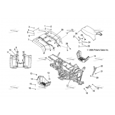 Cab, Rear & Seat /Aq/At/Ax/Ay/Az