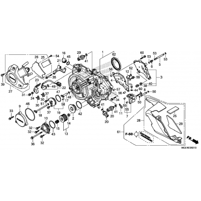 RIGHT CRANKCASE COVER (2)