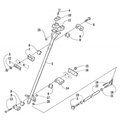 STEERING POST ASSEMBLY