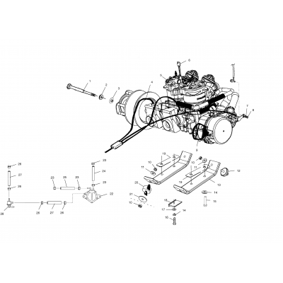 Engine Mounting S02ss7cs/Ce