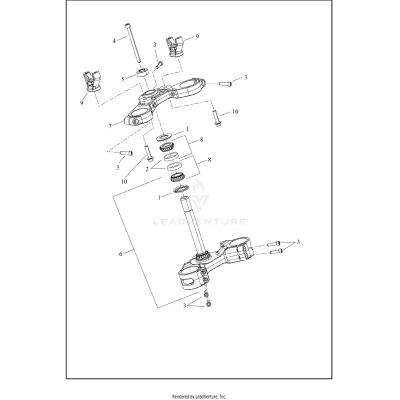 FORK BRACKETS, FRONT