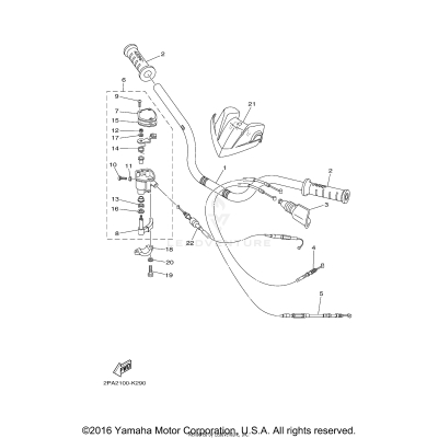 STEERING HANDLE CABLE