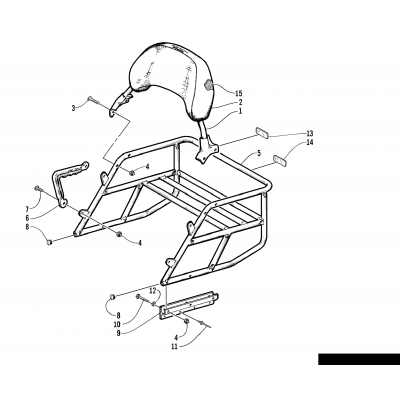 RACK AND BACKREST ASSEMBLY