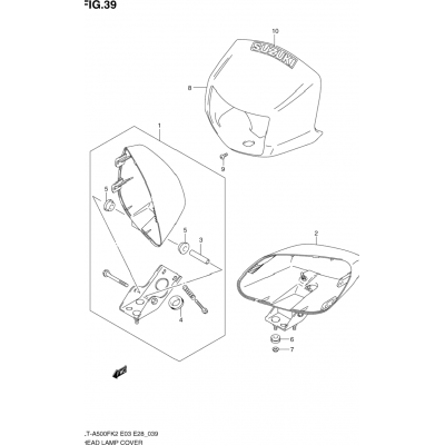 HEADLAMP HOUSING