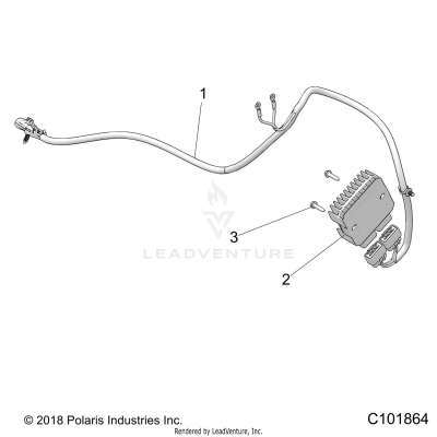 ELECTRICAL, VOLTAGE REGULATOR AND MOUNTING (FROM 11/30/2018) - A19SEP57P1/SES57P5/7/SET57P1/7 (C1018